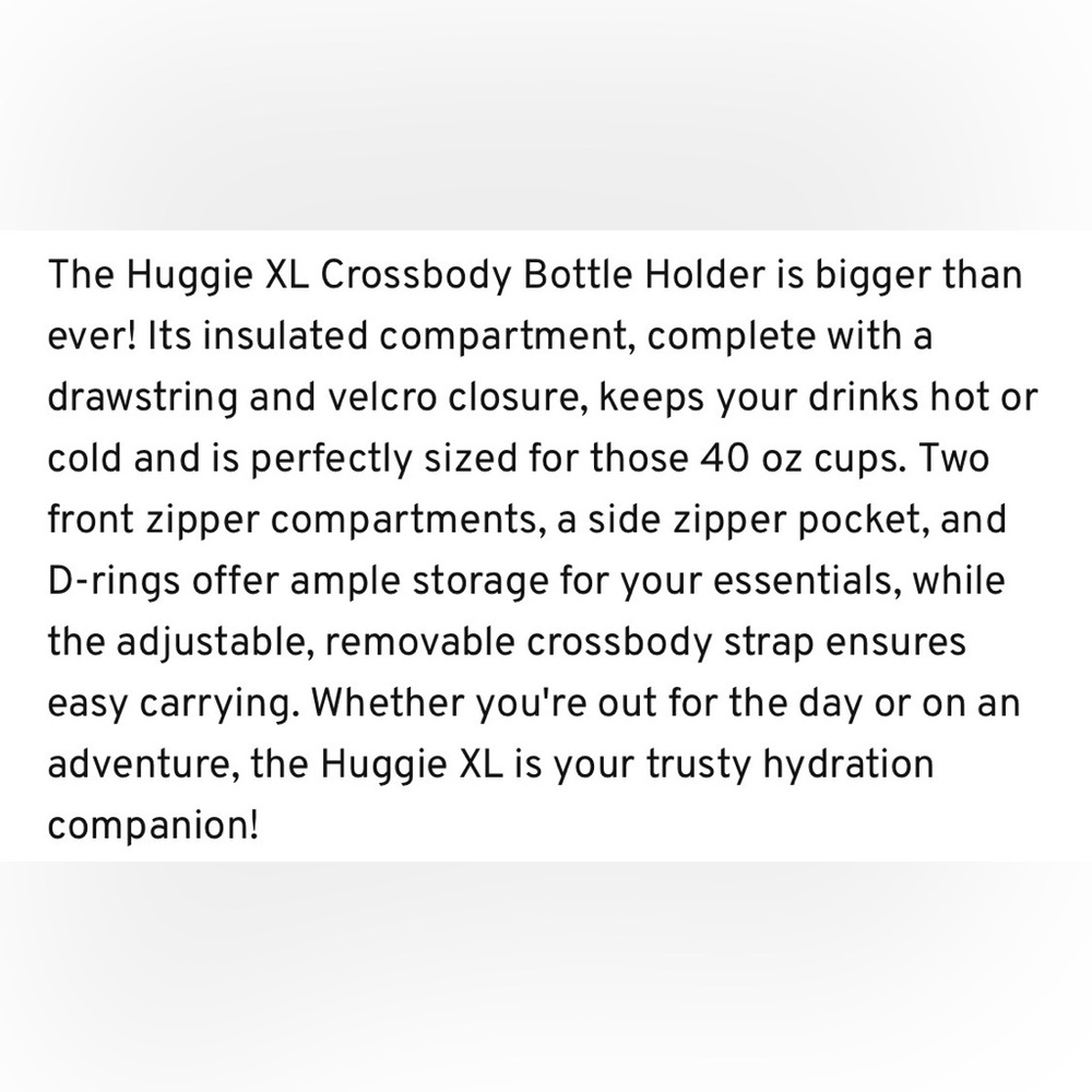 Lug Huggie XL Crossbody Bottle Holder NWT - Picture 12 of 13